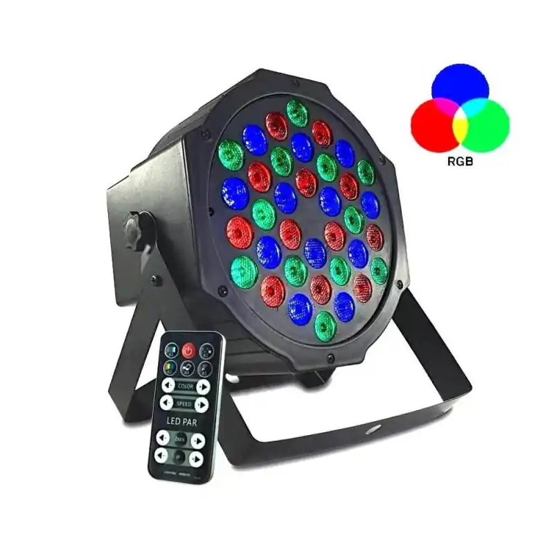 Projecteur led par led 36w rgb+ telecommande+dmx512 scène évènementiel