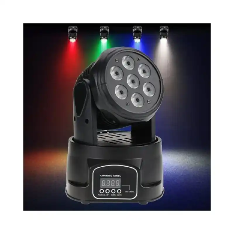 Projecteur lyres led par led 70w rgbw dmx scène évènementiel