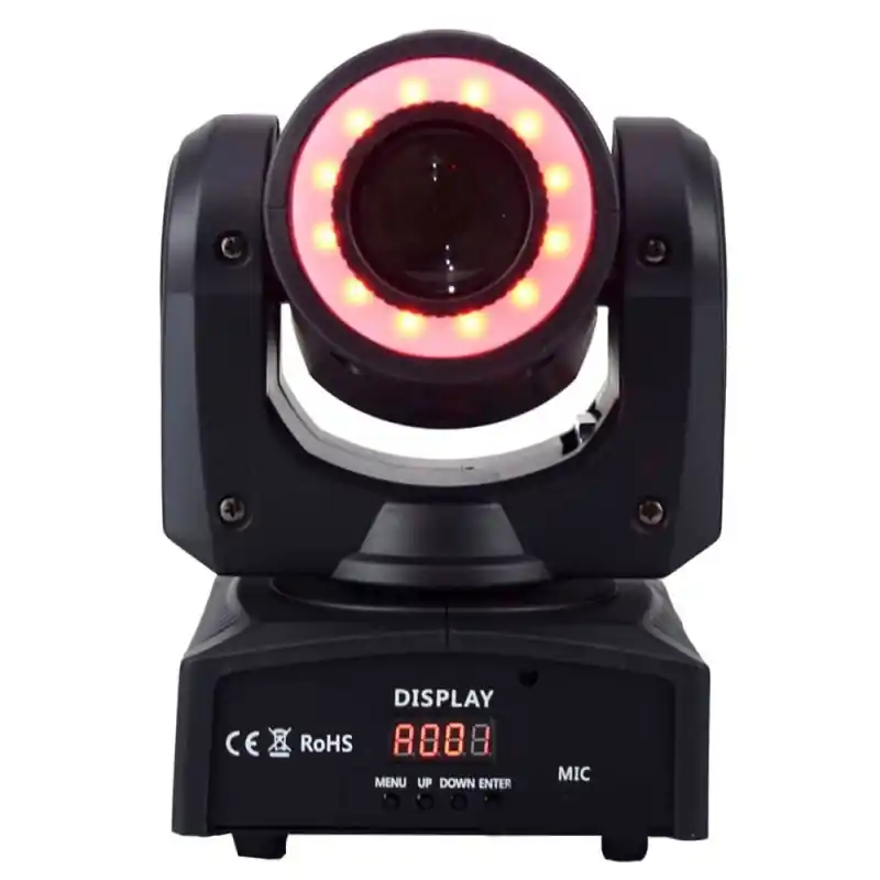 Projecteur lyres led par led 30w gobo dmx scène évènementiel