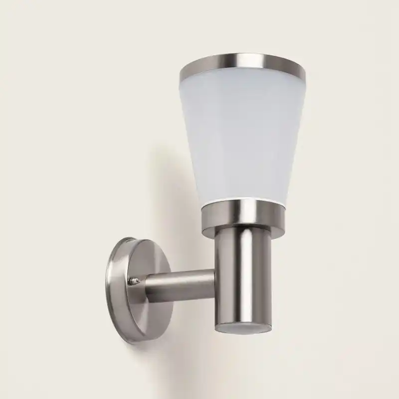 Applique murale extérieure inox culot e27 ip44 220v