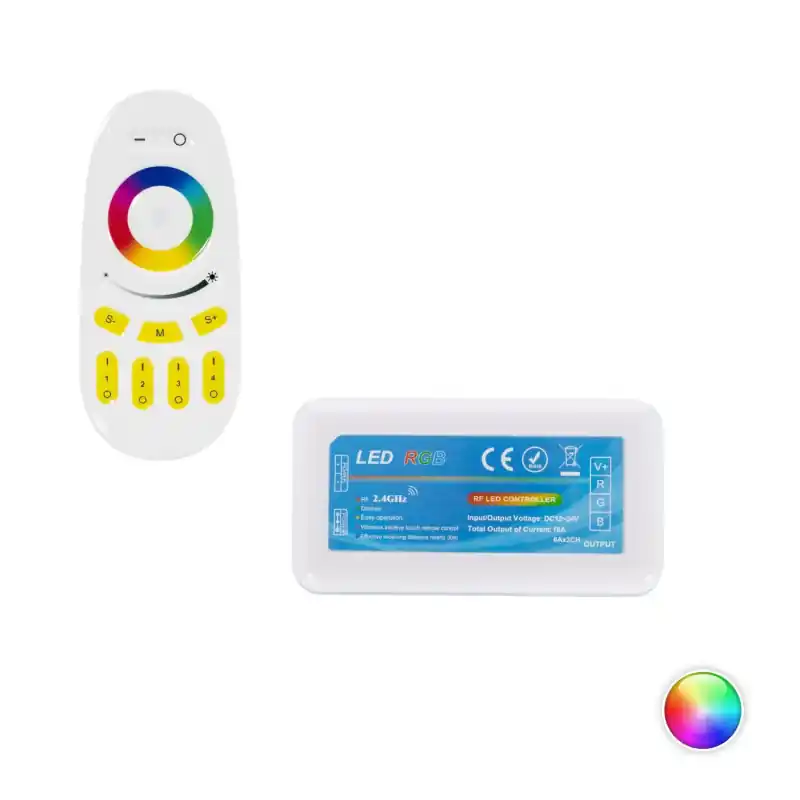 Contrôleur rgb-rf 4 zones Ruban led