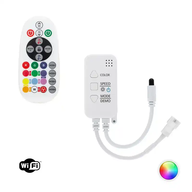 Contrôleur wifi pour Ruban 5m led rgbic 24v-digital pixel