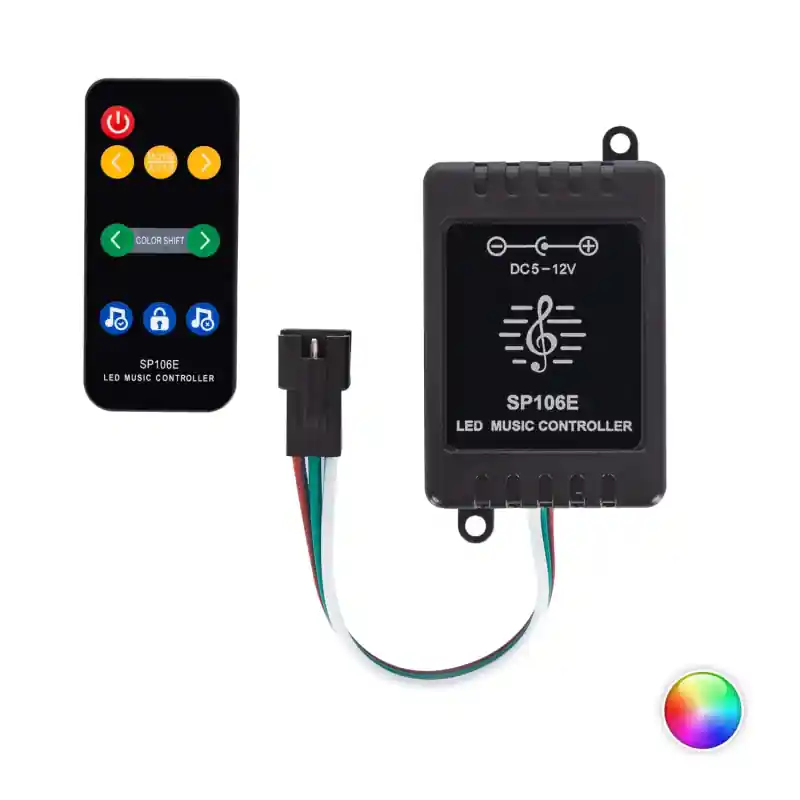Contrôleur musical pour Ruban 5m led rgbic 24v-digital pixel