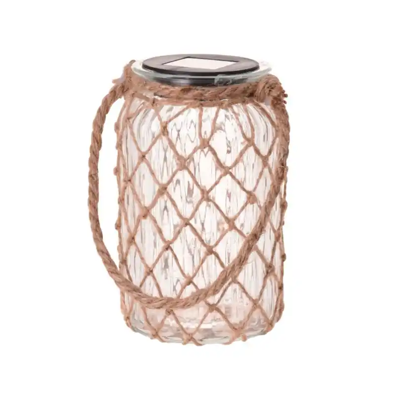 Lampe a poser solaire led 2700k en verre