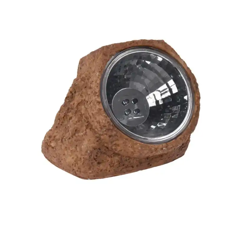 Balise solaire en forme pierre led 5000k