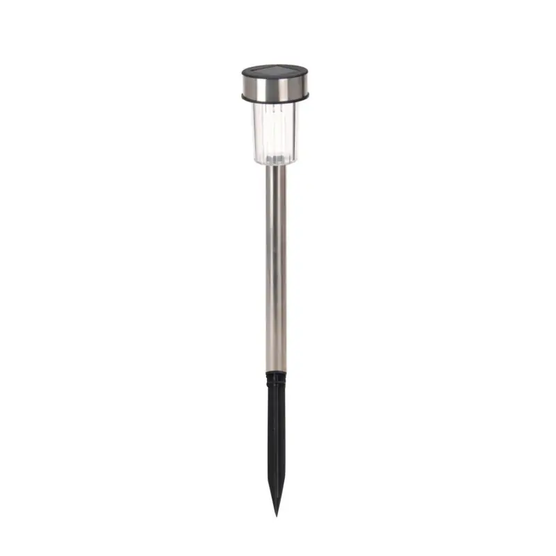 Balise solaire a planter inox ip44 spot piquet kit de 7