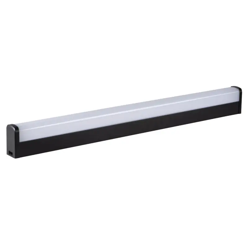 Réglette led 23w salle de bain cuisine ip44-100cm-noire