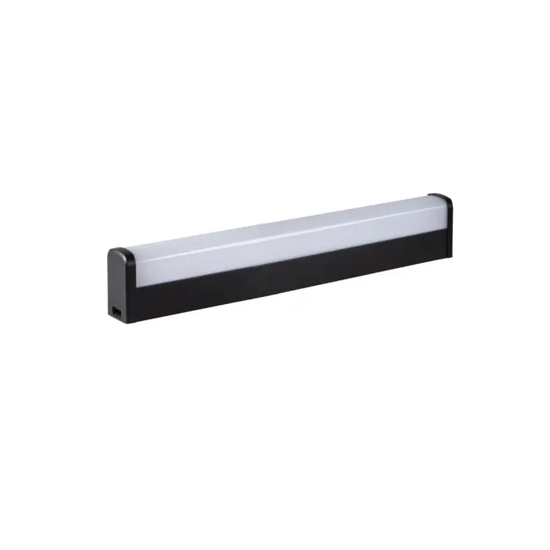Réglette led 15w salle de bain cuisine ip44-60cm-noire