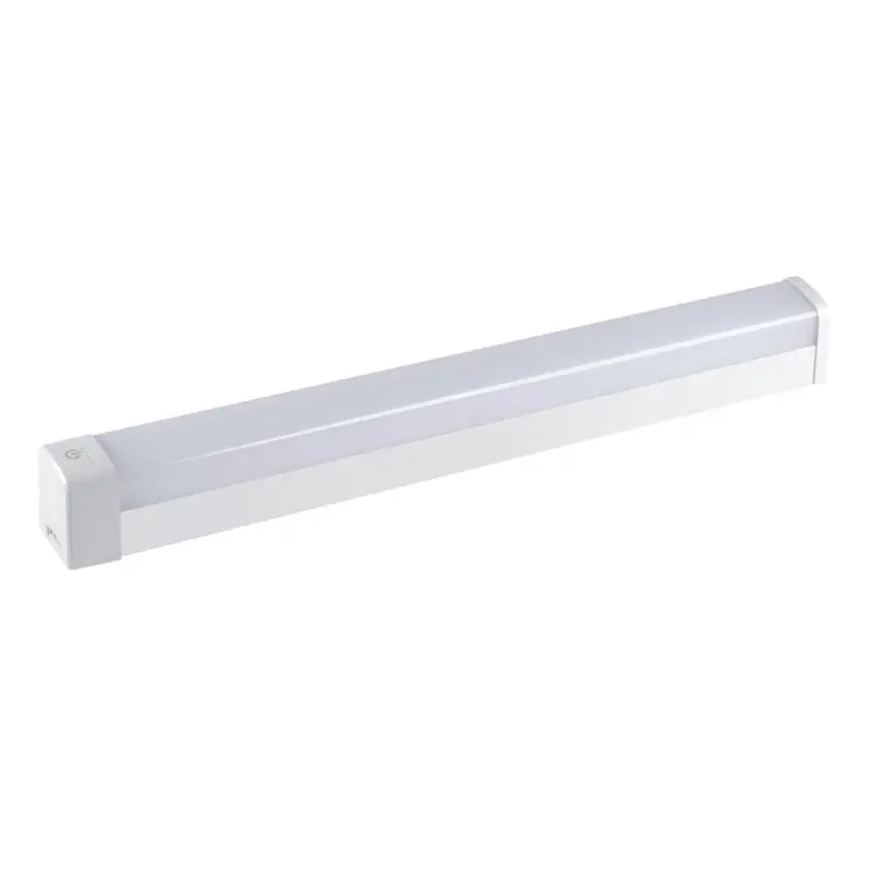 Réglette led 23w salle de bain cuisine ip44-100cm-blanche+interrupteur