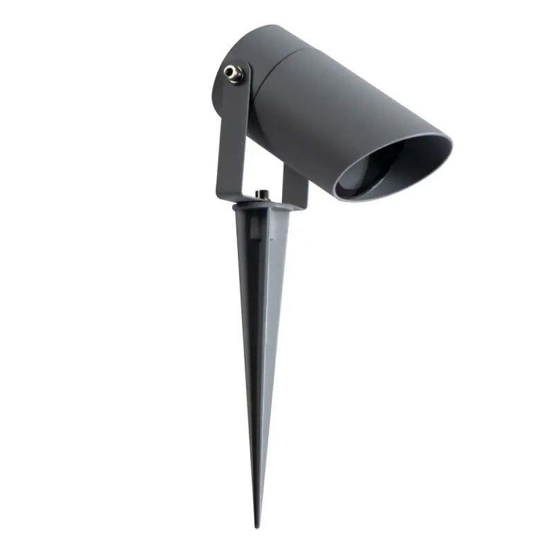 Projecteur spot piquet de jardin extérieur gris anthracite gu10