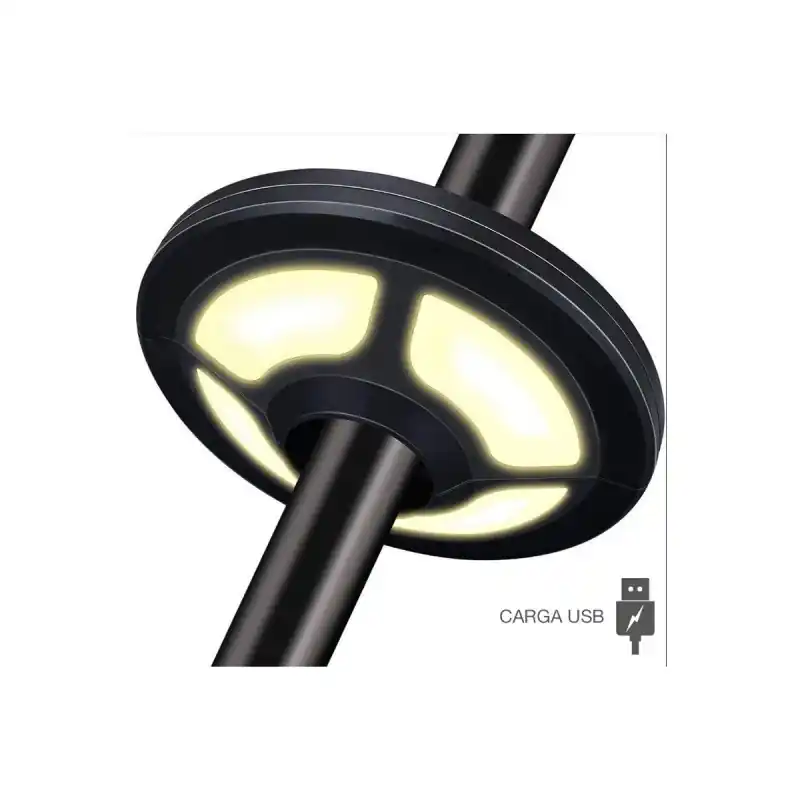 Lampe led parasol rechargeable 1.5w 3000k