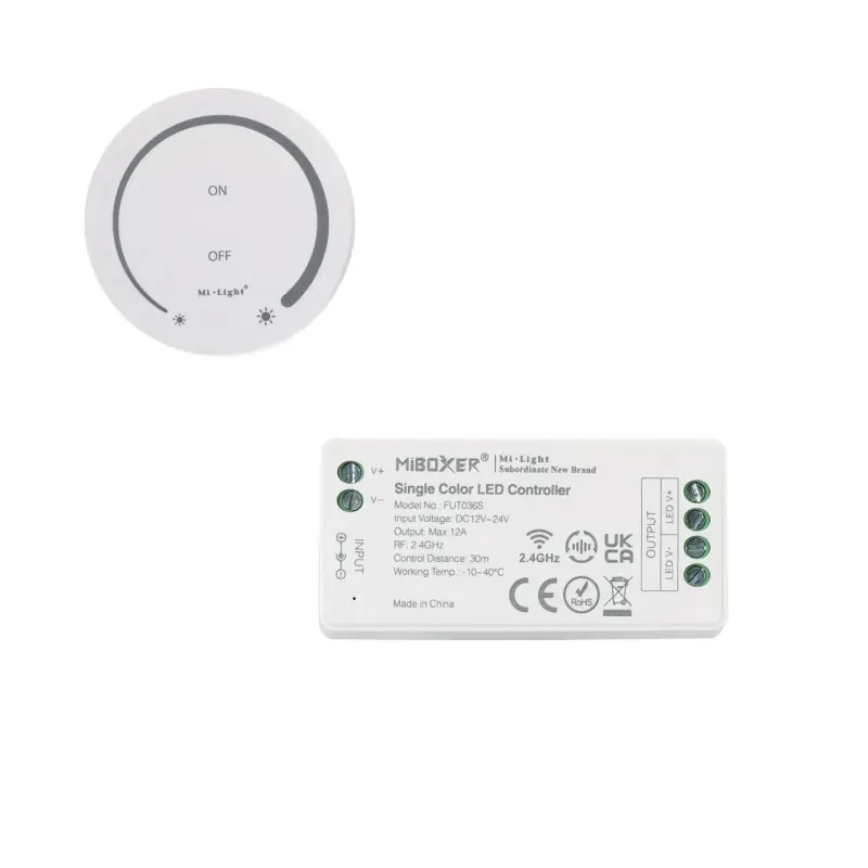 Kit Contrôleur Variateur RF 12-24V Télécommande