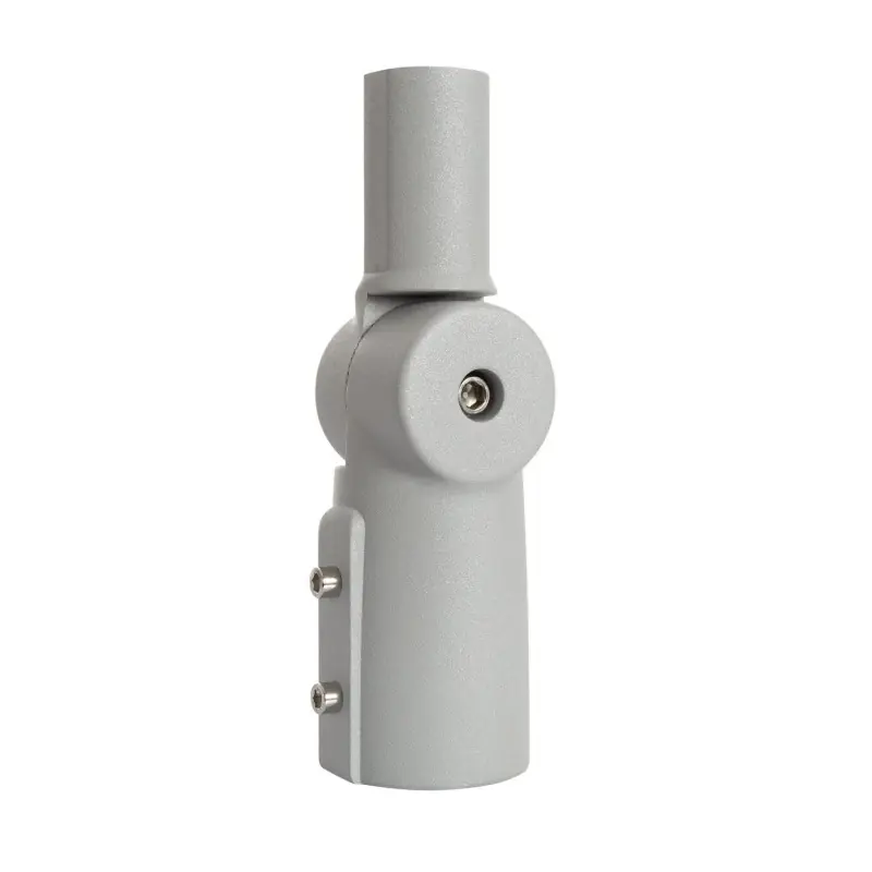 Rotule de fixation réglable angle 90° mat 44mm tête de lampadaire candélabre led
