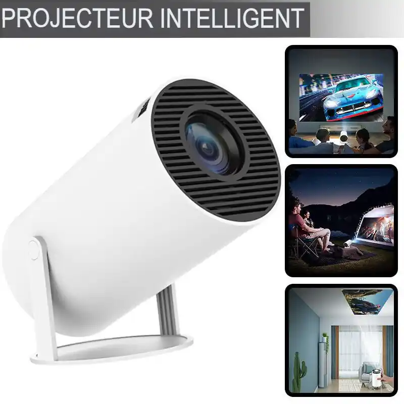Projecteur vidéo android-pc-4k-wifi-bluetooth-netflix-canal +youtube