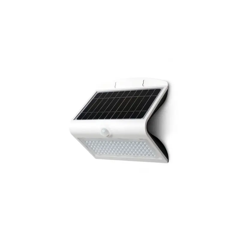APPLIQUE MURALE LED SOLAIRE 8W 4000K BLANC + DÉTECTEUR