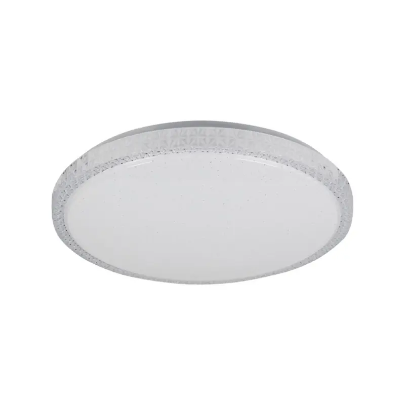 Plafonnier LED LUMKO LED LUMKO LED 17,5W 4000k rond effet crystal
