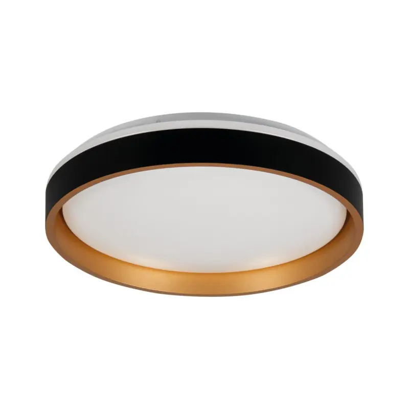 Plafonnier LED SOLN LED SOLN LED 17,5W 4000k 39cm noir et doré