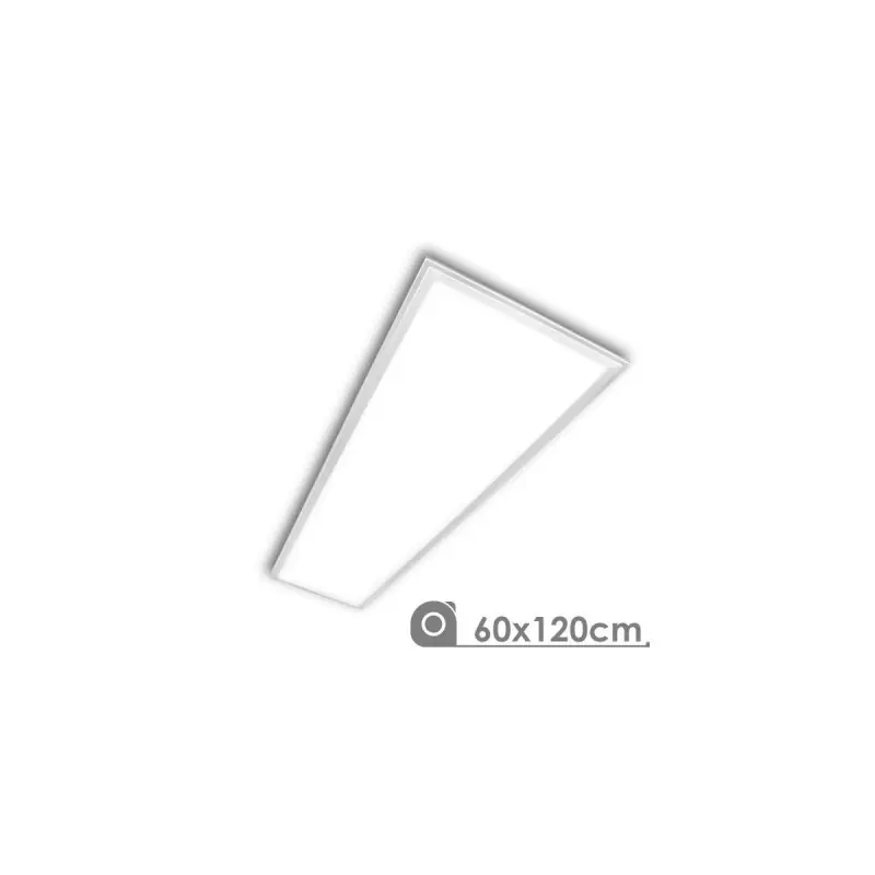 Dalle led panneaux lumineux 60X120cm cadre aluminium blanc-4000-6000k