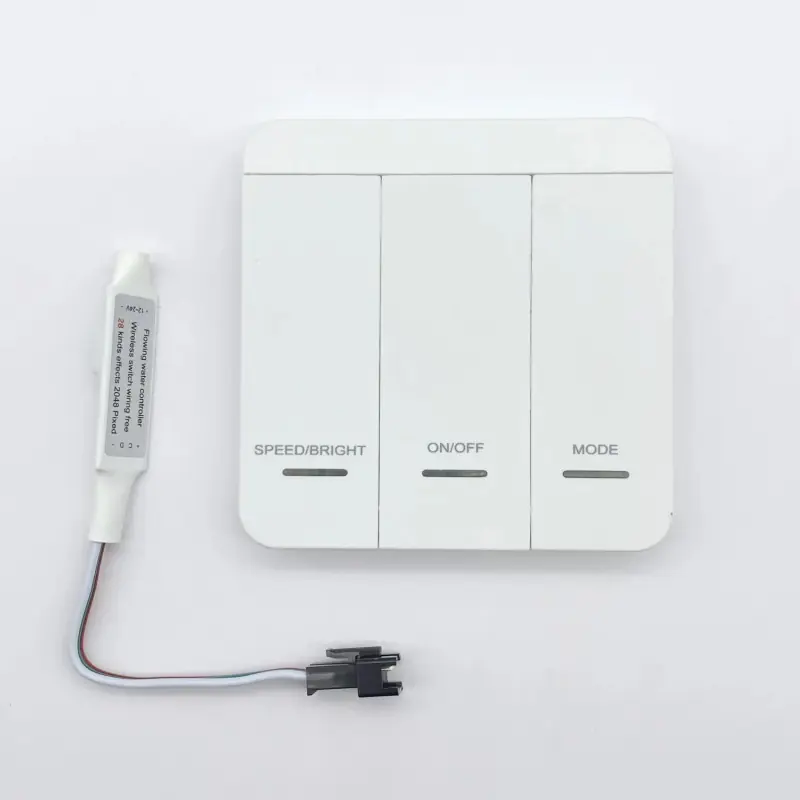 Controleur variateur Ruban led digital + interrupteur rf-3 boutons