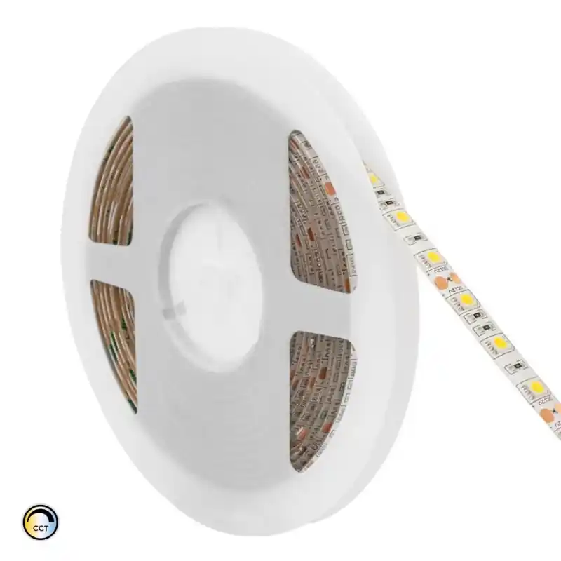 Ruban led 12v cct-5m-ip20 largeur 10mm