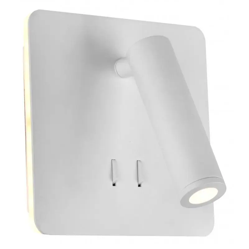 Applique liseuse double eclairage led 9w tete de lit CIBOURE