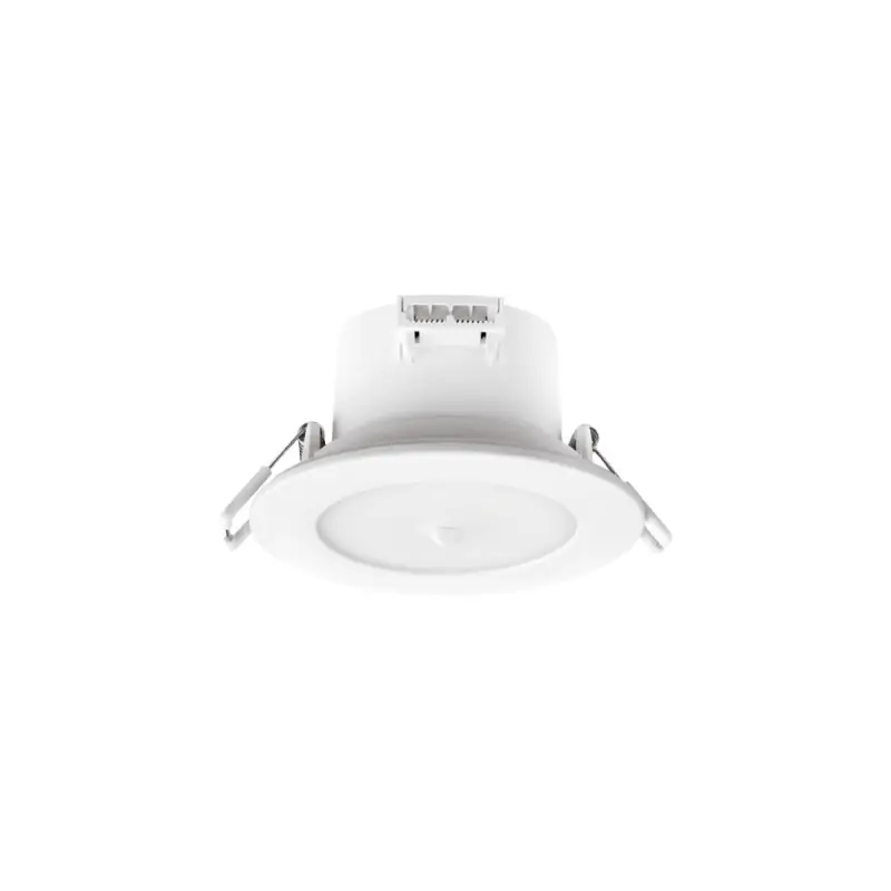Encastrable led detecteur cct ip54 rond blanc
