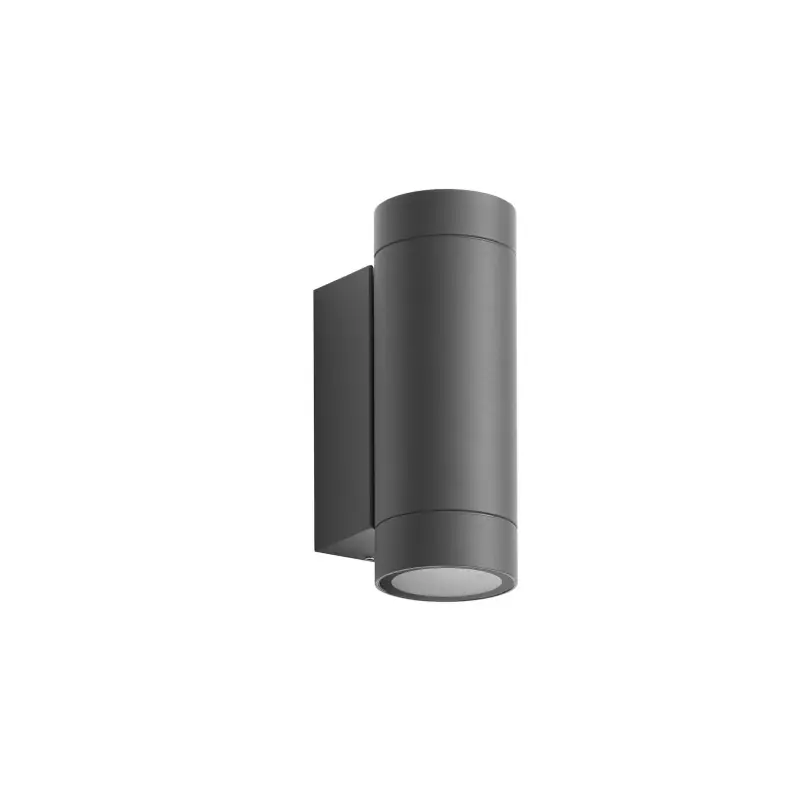 Applique exterieure Cub Rond Haut-Bas gris anthracite ou blanc