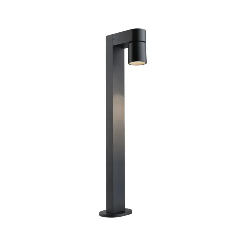 Borne lumineuse LED Kimu IP44 822mm 3000K 8W 500lm 230V 70° Anthracite Aluminium