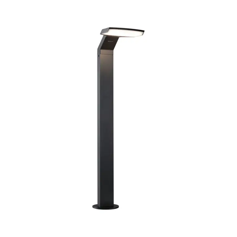 Borne lumineuse LED Zenera résistant à l‘eau de mer IP44 670mm 3000K 10W 700lm 230V Anthracite Métal