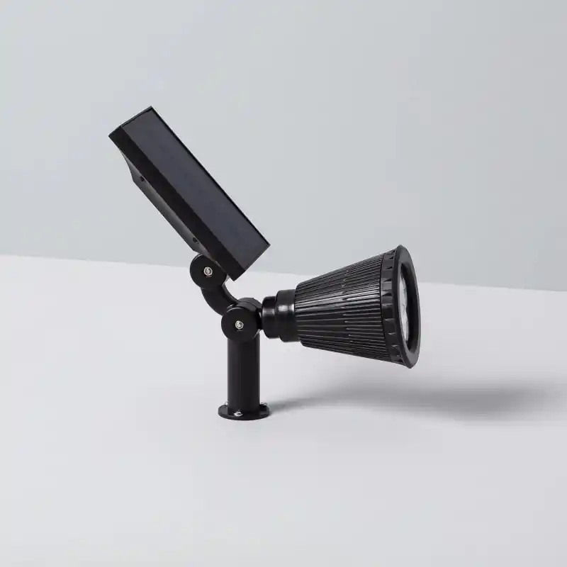 Applique Spot ou sur piquet solaire ip65 projecteur 200 lumens