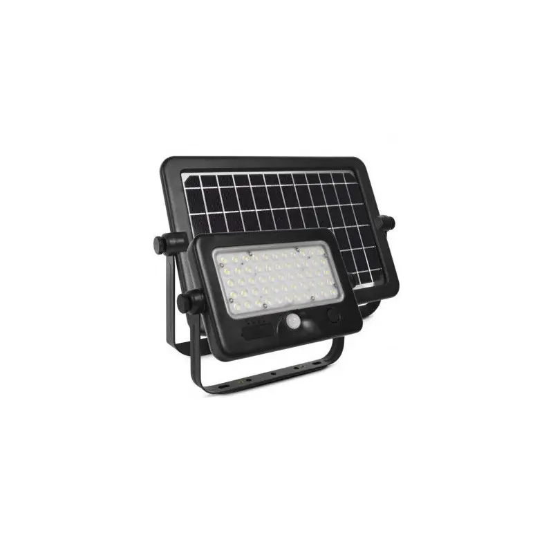 PROJECTEUR LED SOLAIRE AVEC DÉTECTEUR 10W 4000K IP44 + CHARGEUR USB
