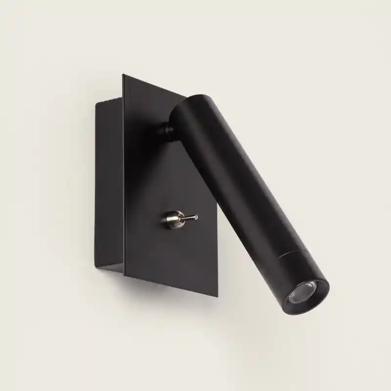 Applique murale liseuse usb led avec interrupteur spot patère orientable