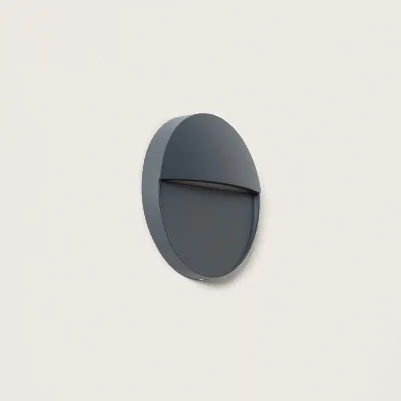 Applique balisage extérieur 3w led cct mural rond 300 lumens étanche ip54