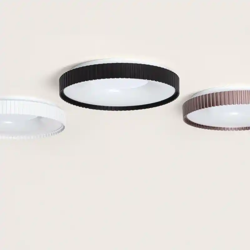 Applique plafonnier rond 24w led cct installation 50cm