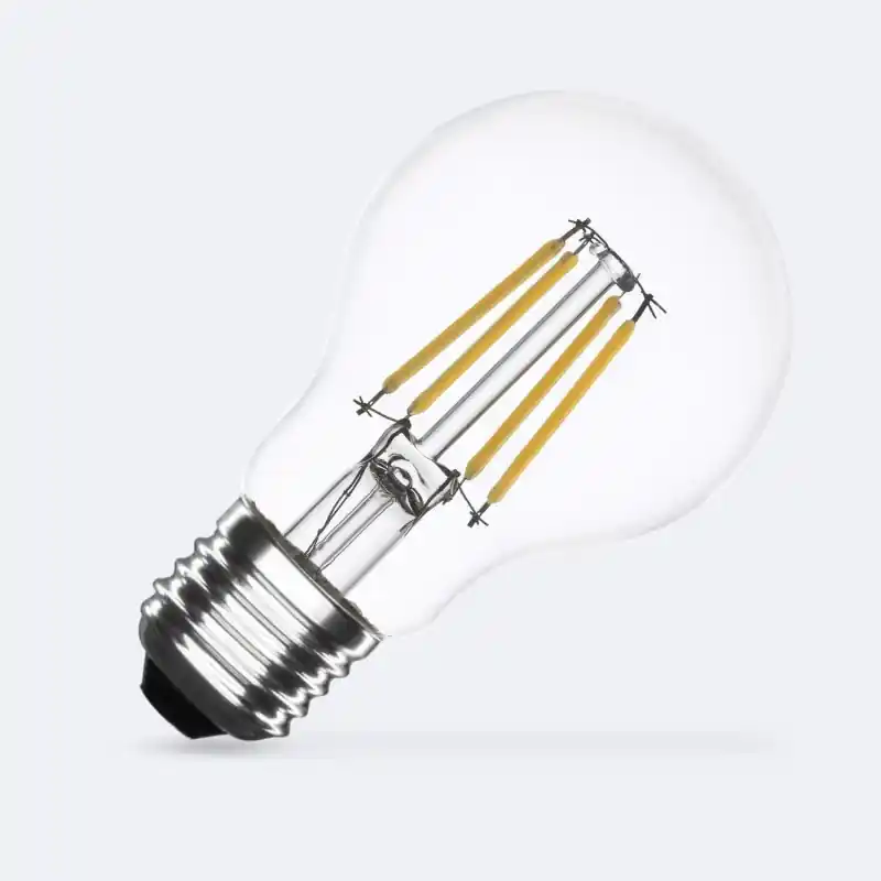 Ampoule e27 filament led a60 4w 720lm verre clair