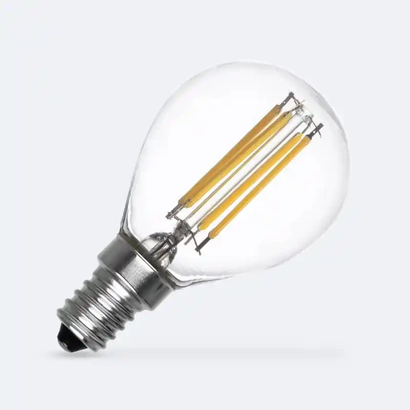 Ampoule LED Filament E14-6W-720 lm verre clair petit ballon g45