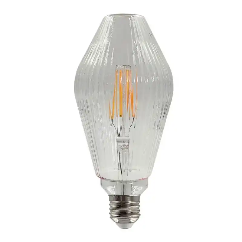 Ampoule filament led 7w-1800k-culot e27 diamant 105mm