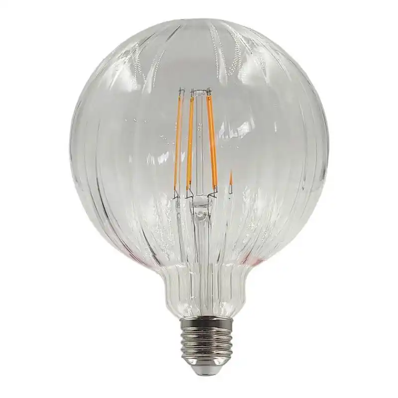 Ampoule filament led 7w-1800k-culot e27 globe 130mm