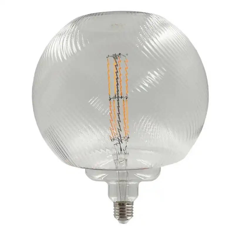 Ampoule filament led 7w-1800k-culot e27 globe 200mm