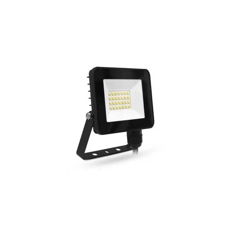 Projecteur LED Plat Noir 20W 6000K IP65