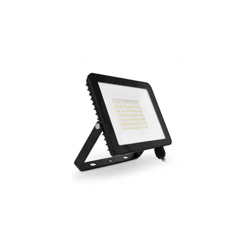 PROJECTEUR EXTERIEUR LED PLAT NOIR 30W 6000K IP65