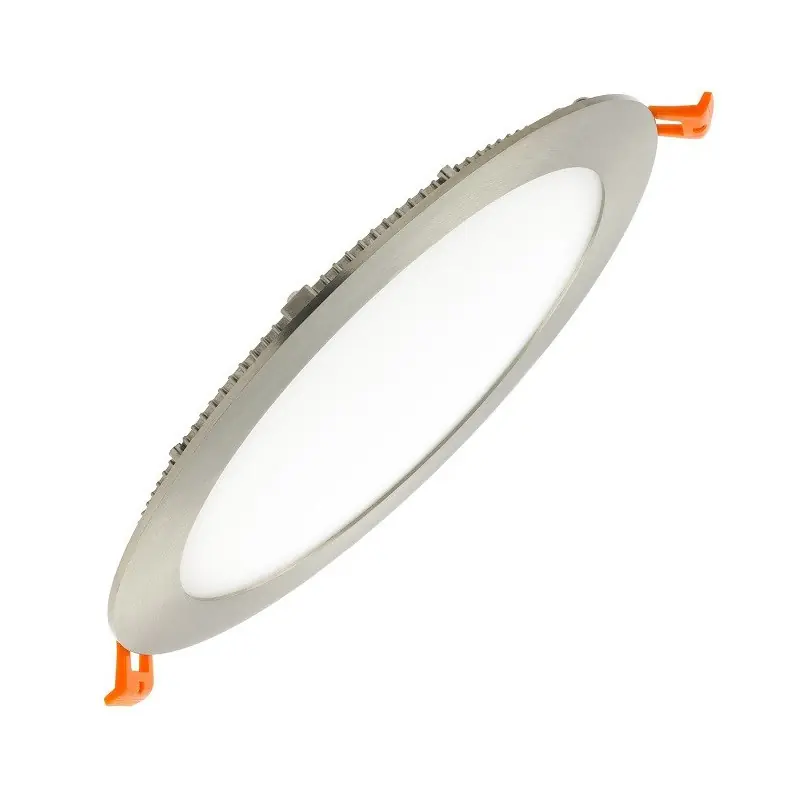 Spot Encastrable led rond inox brossé 15w-1250lm extra plat