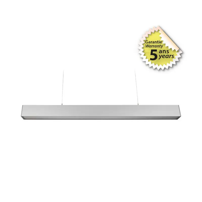 Linéaire LED prismatique Blanc CCT 32W Dimmable DALI 2 - 1200 mm - Garantie 5 ans