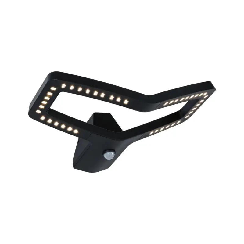 Applique extérieur LED Alara Détecteur de mouvement IP44 carré 3000K 10W 450lm Anthracite