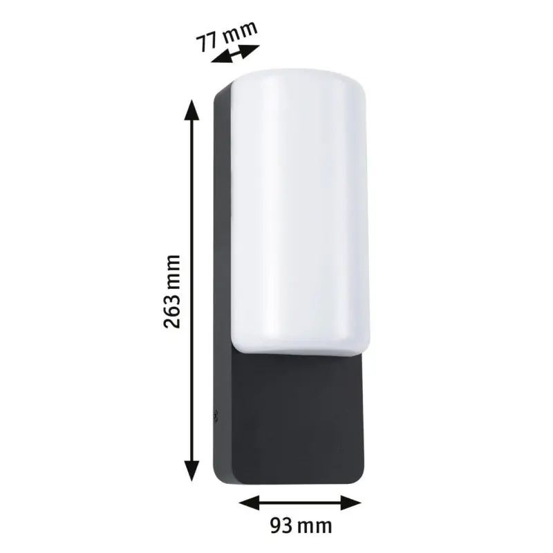 Applique extérieur LED Bonnie IP44 3000K 560lm Anthracite