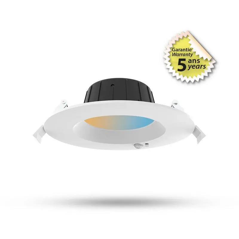 Spot LED CCT multi-puissance 13/18W 3000/4000/6500K Gradable blanc + Détecteur IR - Garantie 5 ans