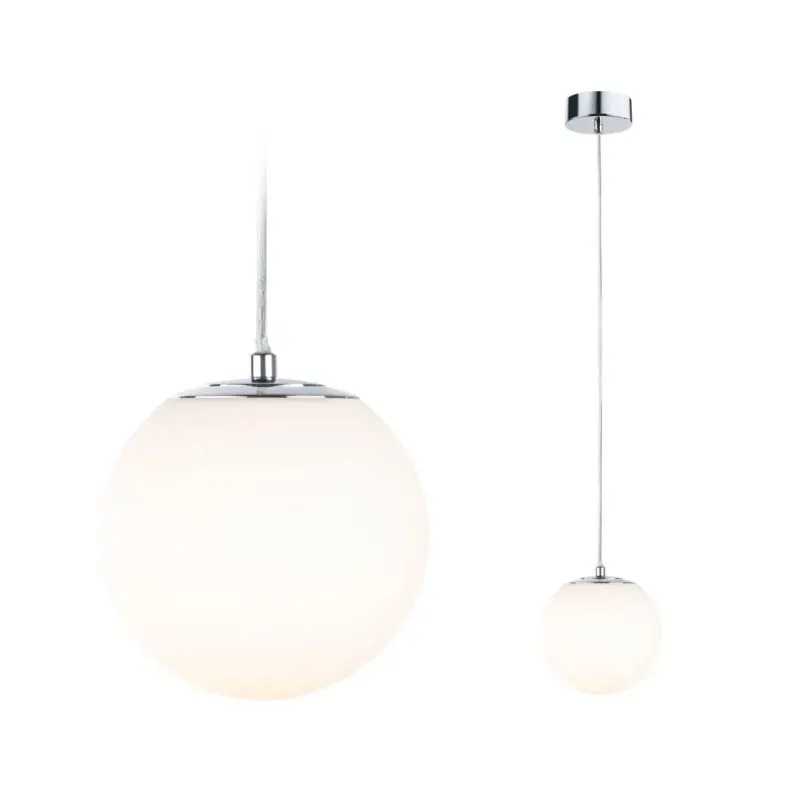 Suspension salle de bain LED Gove IP44 3000K 900lm 9W Chrome/Satiné