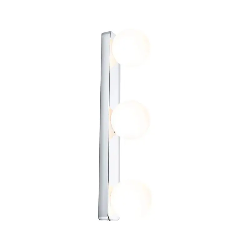 Applique salle de bain Gove IP44 G9 230V max. 3x20W Chrome/Satiné