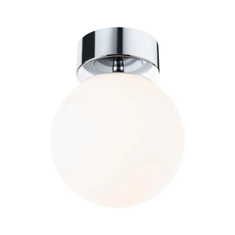 Plafonnier salle de bain LED Gove IP44 3000K 900lm 230V 9W Chrome/Satiné