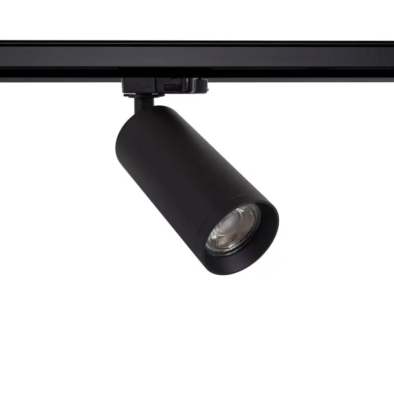 Spot gu10 rail 3 allumages-boutique-commerce noir ou blanc